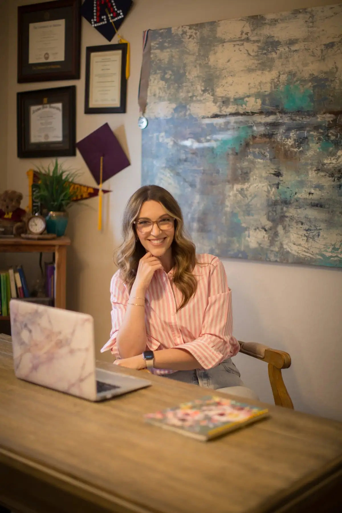 Jade Bruno in her office